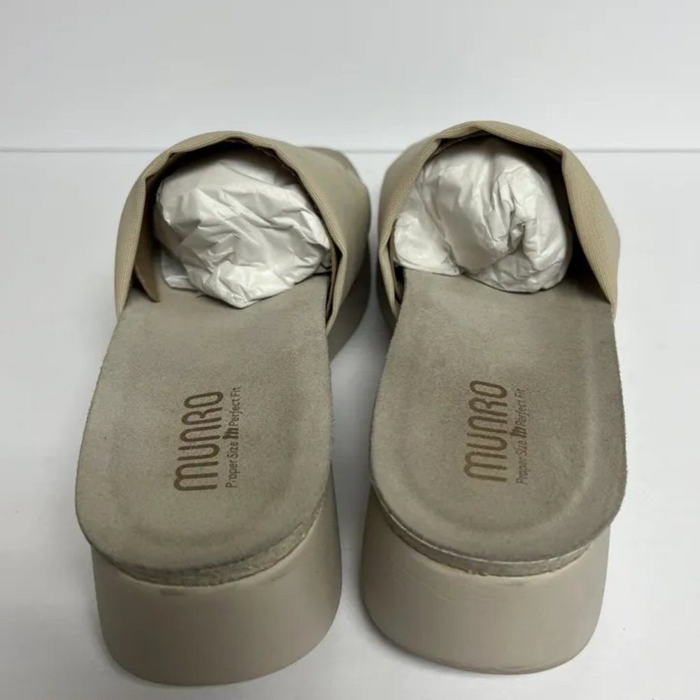 Munro Womens Nalia Sandal Bone Stretch Size 12 M - Picture 4 of 6